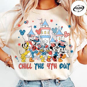 Cartone animato Topo "Chill The 4th Out" PNG, Cartone animato Topo e amico 4 luglio PNG, Cartone animato Indipendenza PNG, Cartone animato America PNG