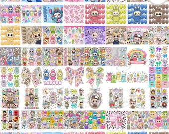 90+ Labubu Designs Png Bundle, Trending Labubu Designs Png, Instant Download, Labubu Character Bundle, Labubu Bundle Png