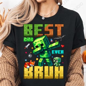 Best Dad Ever Png, Super Daddio Png, Dad and Son Png, Father's Day Png, Father Png, Cartoon Dad Png, Gift for Dad Png, Fathers Day Gift Png