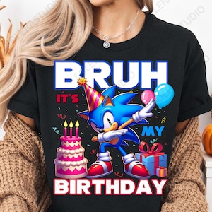 Bruh Dabbing personnage du jeu Png, Bruh c'est mon anniversaire Png, Bruh d'anniversaire Png, anniversaire de garçon Png, cadeau d'anniversaire, Gamer Png, fichier de sublimation