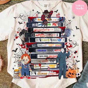 Halloween Filme VHS Png, VHS Bänder, Halloween Design Png, Horror Halloween Geschenk, 90er Jahre Halloween Png, Halloween Killerfilm png
