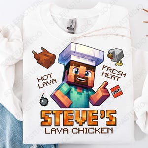 Lava Chicken Video Game Movie Png, Game Character Png, Boy Funny Shirt Png, Gamer Chicken Png, Chicken Png, Cute Gaming , Sublimation File