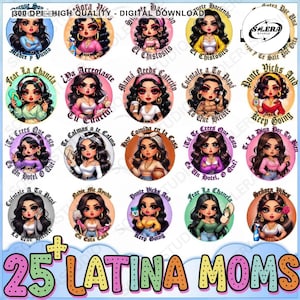 25+ Mama Chingona Chicana Mom Png Bundle, lustige lustige Cholo Chola Mom Png, Happy Mother Day Png, digitale Datei