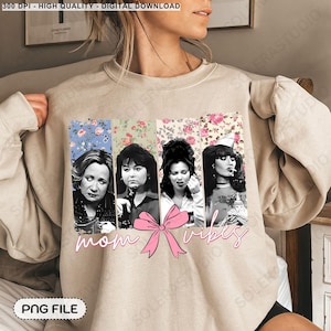 Retro 90’s Mom Vibes PNG, Cool Mom Gifts Png, Thug Life Png, Sitcom moms Png, Funny Mom Png, Mom Life Png, Mother&#39;s Day, Instant Download