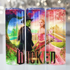 Witches Movie Tumbler Wrap PNG: Changed For Good Design (Digital Download 20oz Skinny Tumbler)