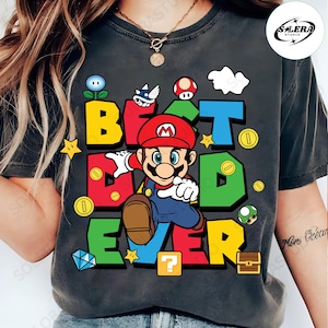 Best Dad Ever Super Png, Cartoon Father Day Png, Dad Shirt Design Png, Happy Father’s Day Png, Gift For Dad Png