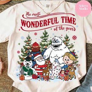 Retro Christmas Cartoon Friends Png, 90’s Christmas Png, Snow Holiday png, Cute Cartoon Characters Png,  Winter Christmas Png