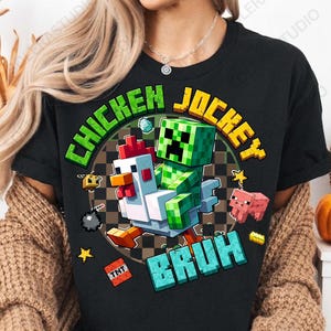 Chicken Game Movie Bruh Png, Game Character Png, Gamer Chicken Png, Funny Riding Chicken Png, Cute Gaming, Boy Funny Shirt, Digital Download