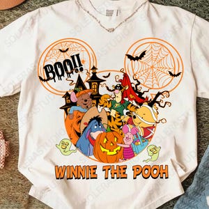 Halloween Bear And Friend Png, Retro Halloween Cartoon Png, Spooky Season Png, Trick Or Treat Png, Spooky Halloween Png Design