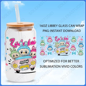 Envoltorio de lata de vidrio de 16 oz con dibujos animados, lata de vidrio de 16 oz con dibujos animados PNG, envoltorio de lata de vidrio Libbey de 16 oz, envoltorio de vaso de 16 oz PNG, diseño de sublimación