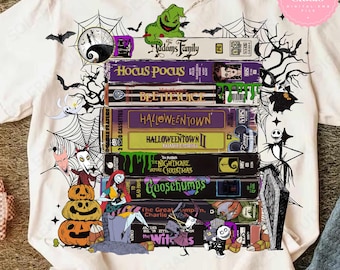 Halloween ontwerp png, jaren 90 halloween png, Halloween Nightmare VHS png, VHS-banden, jaren 90 VHS png, Halloweencadeau, stijl jaren 90, sublimatiebestand