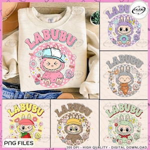 Trending Checker Cartoon Character Bundle Design, Perfect Gift for Kids, Easter Coquette Bow Doll For Kids Girls Png, Funny Easter Day