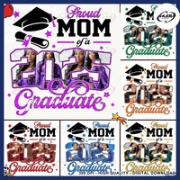 Proud Family Graduation Insert Photos Editable Canva Template, Graduation Senior 2025 Canva Editable Png, Proud Mom 2025, Digital Download