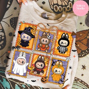 Spooky Monster Doll PNG: Halloween Cartoon Clipart (Instant Download
