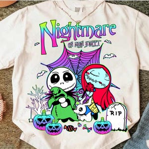 Halloween Cartoon Couple Png, Nightmare Halloween Cartoon Png, Spooky Season Png, Trick Or Treat Png, Funny Halloween Png