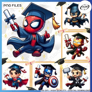 Desenho de super-heróis Graduação 2024 Png Desenho animado Graduação Png, Viagem escolar DN Png, Personagem de desenho animado Graduação Png, Desenho animado Sênior 2024 Png