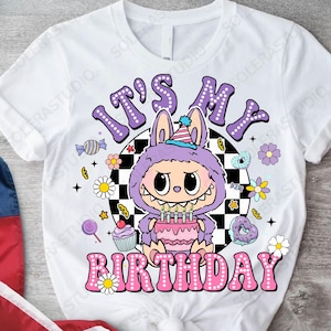 Es ist mein Geburtstag PNG, alles Gute zum Geburtstag Png, in meiner Geburtstags Ära, Puppe Cartoon Png, Geschenk für Mädchen Png, Puppen Geburtstag, lustige Karikatur
