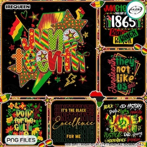 Sie mögen uns nicht Png-Bundle, 1865 AfroAmerika Png, Juni Teenth Karte, Juni Monat Schwarze Geschichte, Juni Freiheit Shirt, digitale Datei