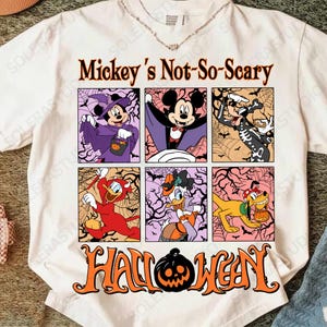 Mouse And Friend Halloween 2024 Png, Not So Scary Halloween Png, Family Halloween Shirts Png, Halloween Trip Png, Halloween Png