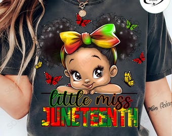 Little Miss Juneteenth Png, Juneteenth Black Girl Png, Juneteenth 1865 Png, Afro Juneteenth Png, Coquette Juneteenth Png, Freeish 1865 Png
