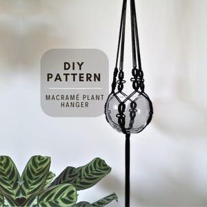 PDF Makramé Blomhängarmönster - DIY Digital Nedladdning - Steg-för-steg-guide - Makraméinstruktioner - Enkel nybörjarvänlig handledning