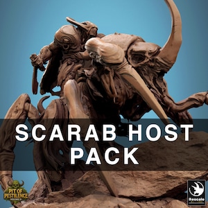 Pack Scarab Host | Pit of Pestilence | Base: 120x92mm | Rescale Miniatures