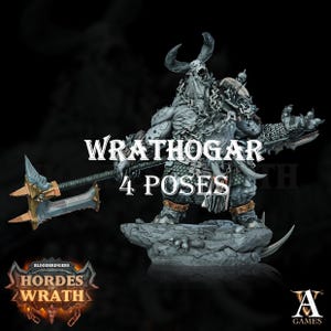 Wrathogar | Bloodbringers - Hordes of Wrath | Archvillain Games | Base: 50mm