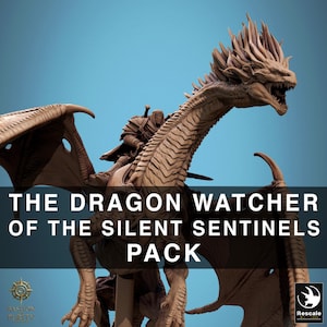 Pack Dragon | Watcher of the Silent Sentinels | Base: 75mm & 100mm | Rescale Miniatures | DnD
