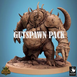 GUTSPAWN PACK | Pit of Pestilence | Base: 32mm, 50mm, 75mm & 100mm | Rescale Miniatures