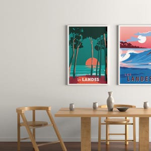 Affiche Les Landes