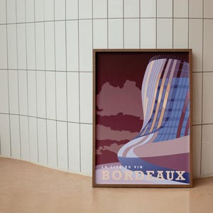 Affiche Bordeaux Cité du vin
