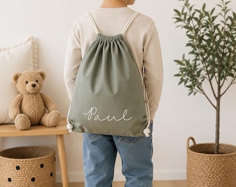 Turnbeutel mit Name | Kinder | personalisiert | Wechselsachen | Sportbeutel | Rucksack | Beutel mit Wunschtext | verschiedene Farben