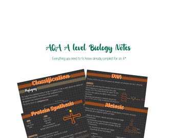 AQA A-level Biology Notes - Genetics & Biodiversity