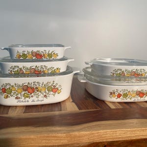 Rare Spice of Life Corningware Complete Set