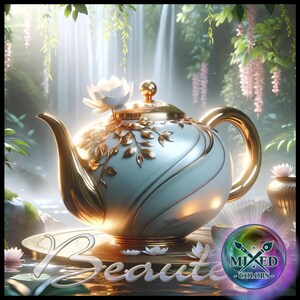 Witte theepot, verzamelbare theepotscène, Beautea