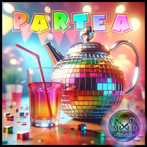 Teiera in vetro, scena di teiera da collezione, Partea