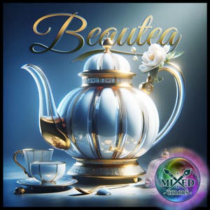 Teiera bianca, scena di teiera da collezione, Beautea