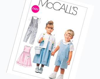 Toddler Dress with Jacket & Romper. McCalls 6304 Sewing Pattern. Size 2, 3, 4