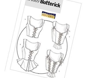 Ladies Corset Pattern, Butterick 4669 Sz 14-20, Wedding Corset, Cosplay, RenFaire, New Uncut Pattern
