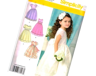 Simplicity 1507 Little Girls Dress Pattern. Perfect for formal events. New Uncut Pattern