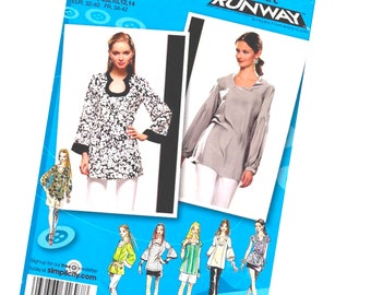 Ladies Pullover Tunic Sewing Pattern, Simplicity 2930, Project Runway