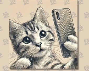 Cat Taking Selfies