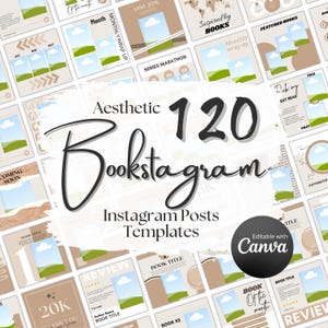 Bookstagram Libro Publicaciones de Instagram Plantilla Canva Plantilla de reseña de libro de Instagram Lectura Instagram Amante de los libros Redes sociales Autor Marketing