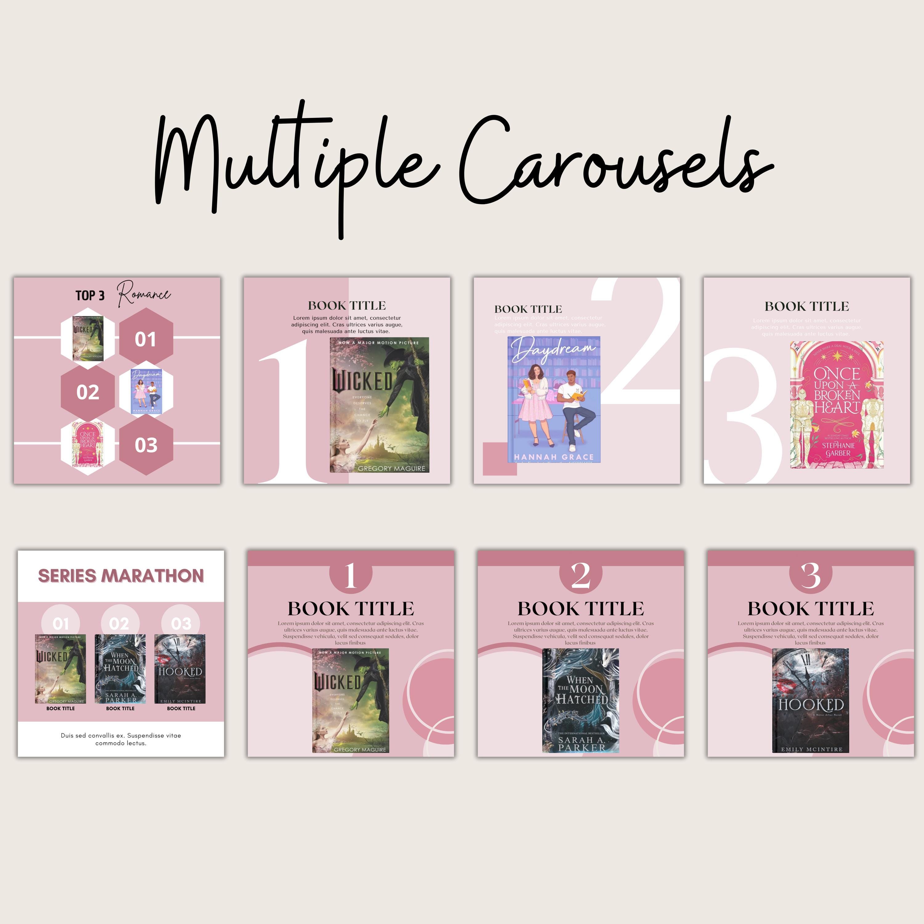 Bookstagram Book Instagram Posts Canva Template Instagram Book Review