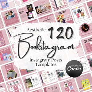 Bookstagram Libro Publicaciones de Instagram Plantilla Canva Plantilla de reseña de libro de Instagram Lectura Instagram Amante de los libros Redes sociales Autor Marketing