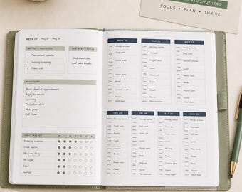 ADHD Ultimate Life Planner 2026 | Digital Planner Focus Goals Productivity | Undated | Instant Download