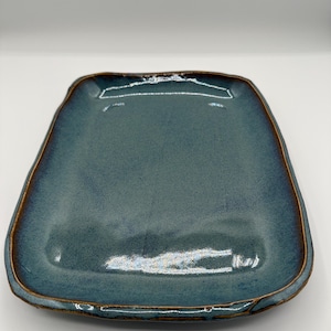 Handmade pottery serving dish