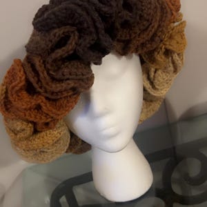 Crochet Ruffle Hat