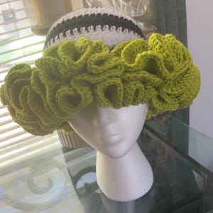 Crochet Ruffle Hat