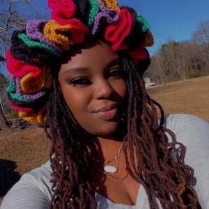 Crochet Ruffle Hat